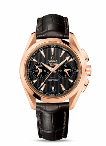 Omega Seamaster Aqua Terra 150M Co-Axial 43 GMT Chronograph Red Gold / Grey 231.53.43.52.06.001 (23153435206001)